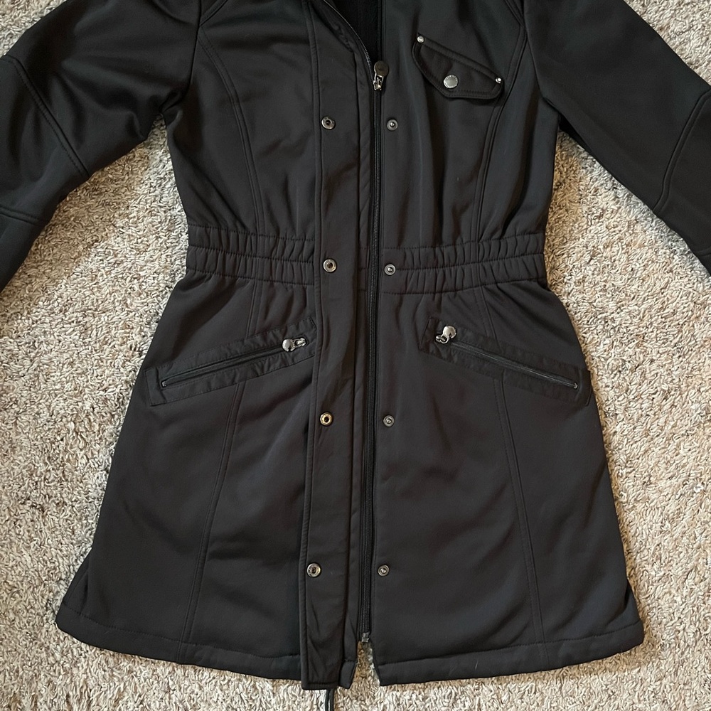 EUC - Soft Shell Fleece Water Resistant Anorak | Laundry by Shelli Segal | S - Picture 11 of 13